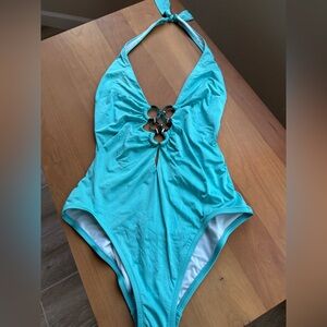 La Perla turquoise swimsuit